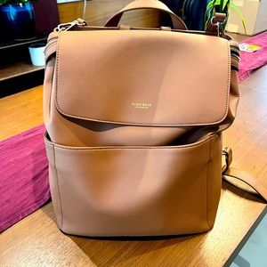 Mina Baie Kinney vegan leather diaper backpack